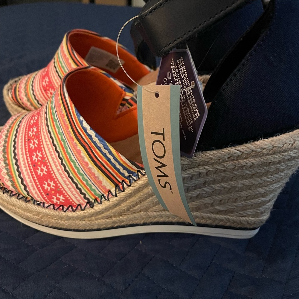 Toms Wedge heels.